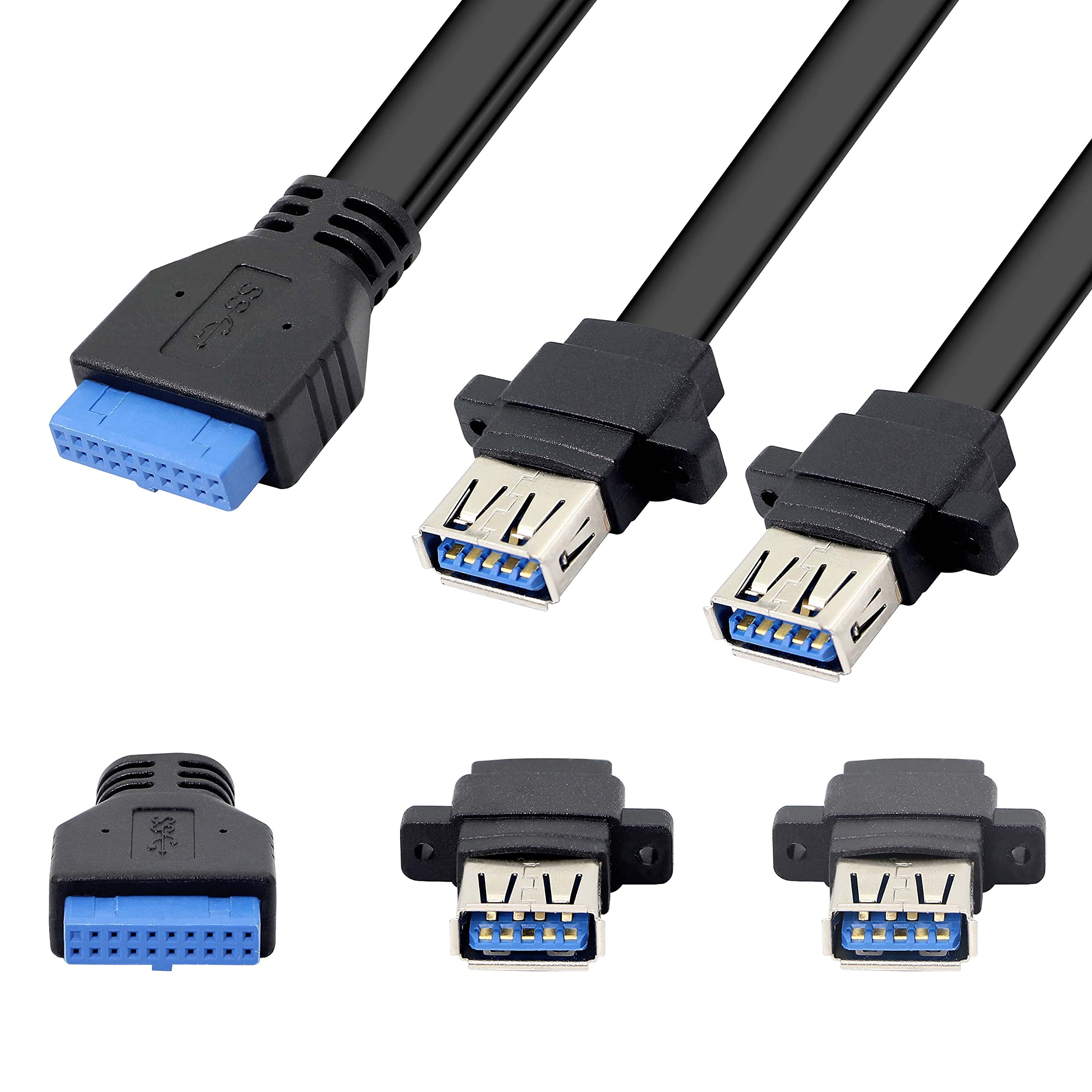 Amazon.co.jp: XMSJSIY USB 3.0 フロントパネルケーブル